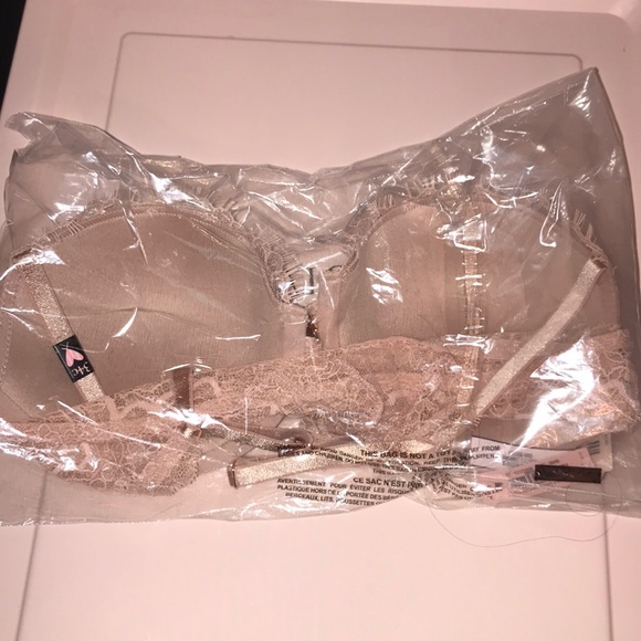 VS DREAM ANGELS Lightly Lined Demi Bra Soft pink NWT - Picture 6 of 9